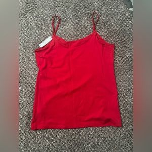 Halogen Cami Tank Top Large L Petite Hot Pink Basic Summer Women 4of them